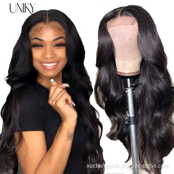 30 32 Long Length Raw Lace Front Wig For Black Women Free Lace Wig Samples Raw Brazilian Cuticle Aligned Hair Lace Closure Wig